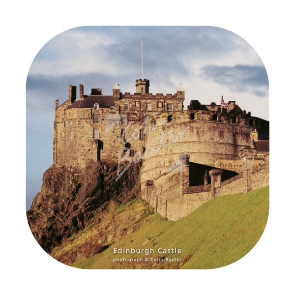 Edinburgh Castle Daytime Coaster Colin Baxter Photography