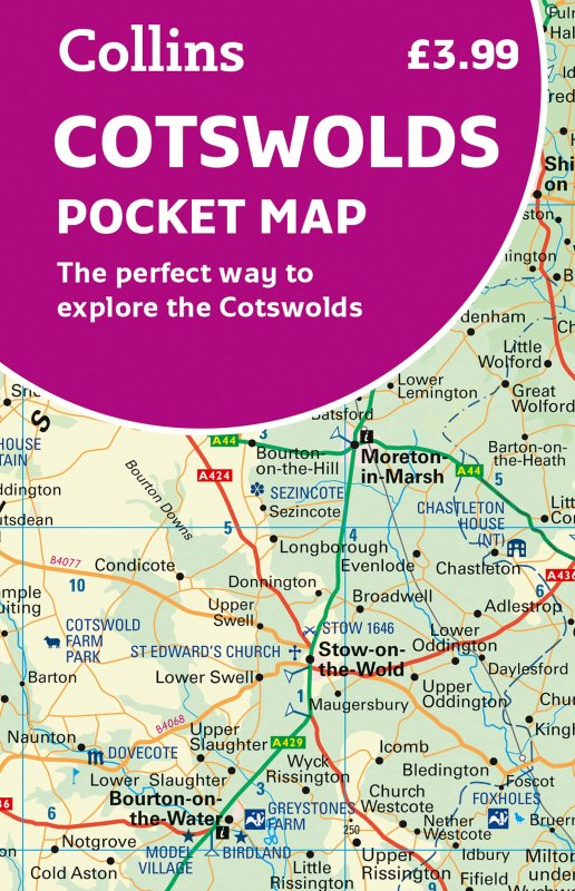 Cotswolds Pocket Map HarperCollins