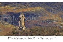 National Wallace Monument Landscape Postcard (H A6 LY)