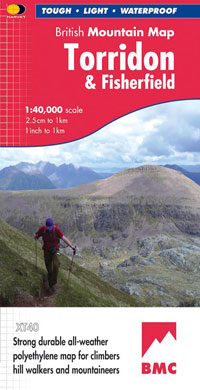 British Mountains Map Torridon & Fisherfield