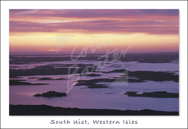 Loch Druidibeag, South Uist, Western Isles Postcard (H Std CB)