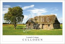 Leanach Cottage - Culloden Postcard (H SG)