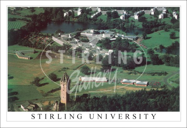 Stirling University, from Above Postcard (H SG)