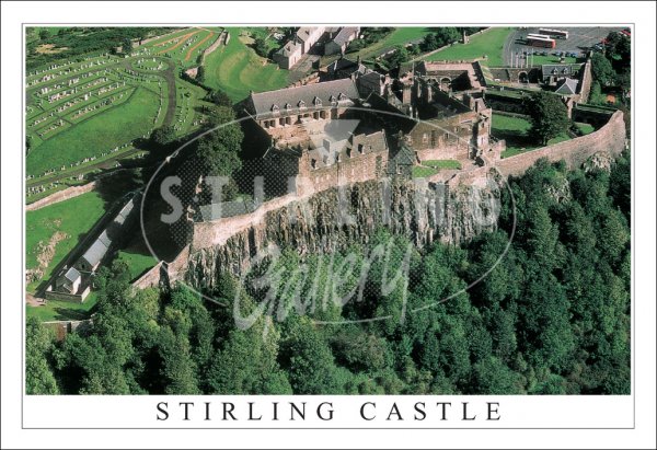 Stirling Castle, from the Air Postcard (H SG)