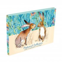 Notecard Collect Kissing Hares (Feb