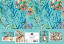 Notecard Collect Kissing Hares (Feb