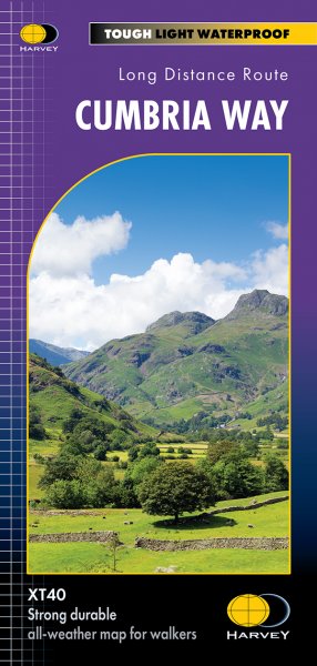 XT40 Map Long Distance Paths Cumbria Way