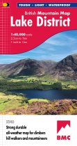 British Mountains Map Lake District