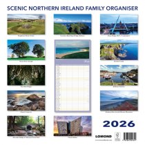2026 Calendar Scenic Northern Ireland Family Organiser (2 for 10v) (Mar)