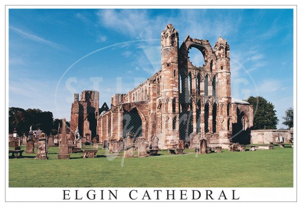 Elgin Cathedral, Moray Postcard (H)(Net)