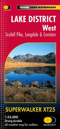 XT40 Ultra Map Lake District West: Scafell Pike,Langdale,Coniston