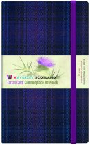 Tartan Cloth Notebook Large: Thistle (Jul)