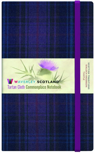 Tartan Cloth Notebook Large: Thistle (Jul)