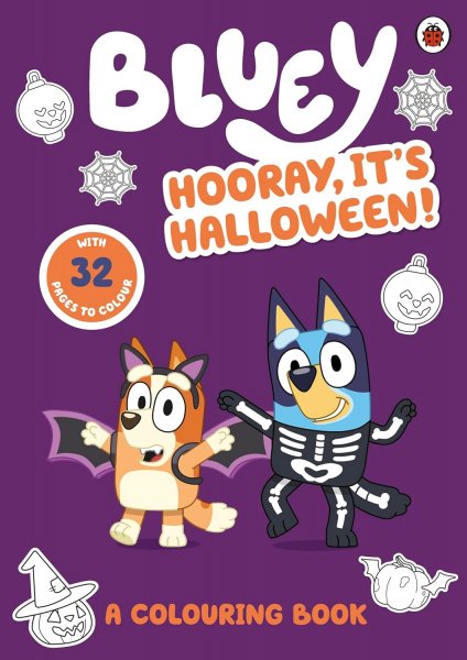 Bluey: Hooray It's Halloween Colouring Book (Sep)