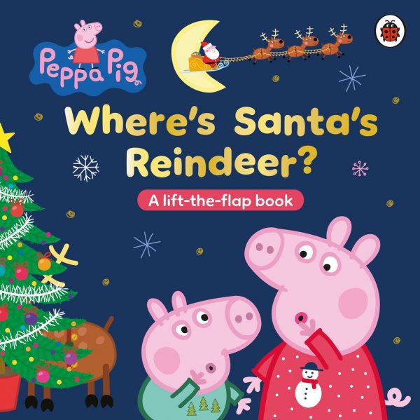 Peppa Pig: Where's Santa's Reindeer Board Book (Oct)