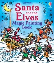 Santa & the Elves Magic Painting Book (Oct)