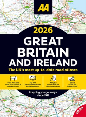 Great Britain & Ireland Road Atlas A3 Value 2026 (SV) (Oct)