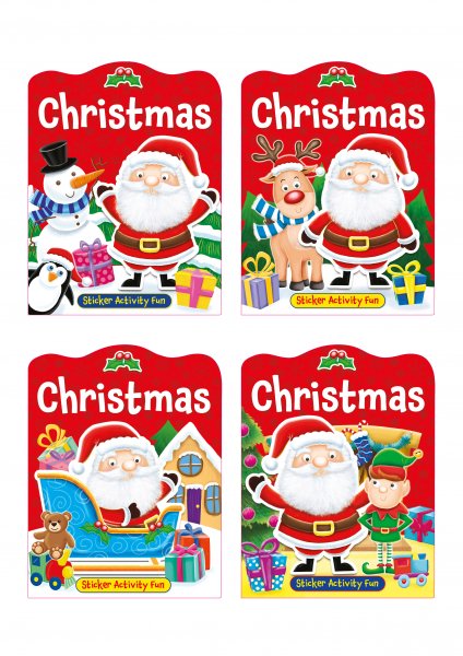Christmas Sticker Activity (4 Asst)