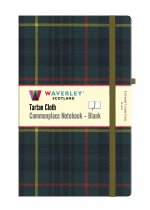 Tartan Cloth Notebook Large Blank: Stewart Hunting (Nov)