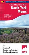 British Mountains Map North York Moors (Sep)