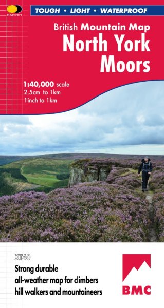 British Mountains Map North York Moors (Sep)