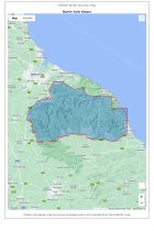 British Mountains Map North York Moors (Sep)