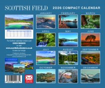 2026 Calendar Scottish Field Compact