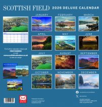 2026 Calendar Scottish Field Deluxe