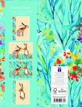 Notecard Wallet Kissing Hares