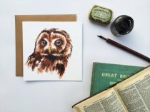 Tawny Owl Greetings Card (BA)