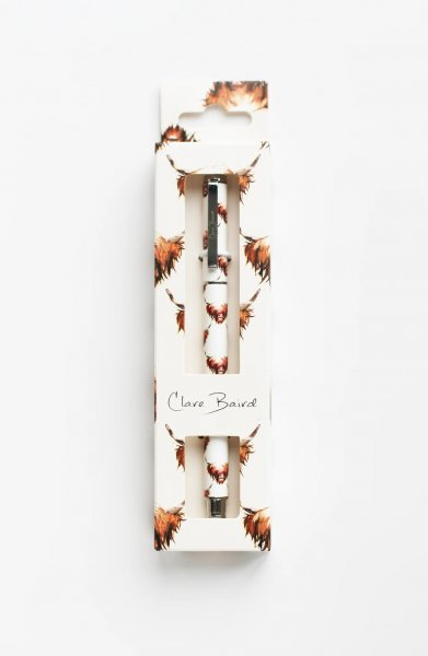 Gift Pen Set Highland Cow