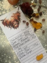 Magnetic Notepad Highland Cow