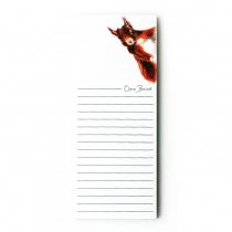 Magnetic Notepad Red Squirrel