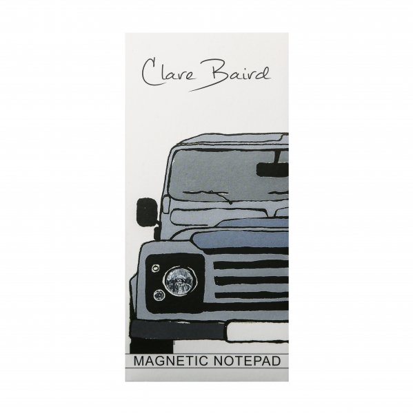 Magnetic Notepad Land Rover Green