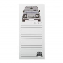 Magnetic Notepad Land Rover Green