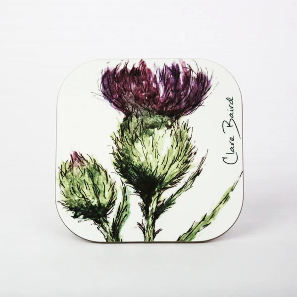 Thistle Flower of Scotland Coaster (BA)