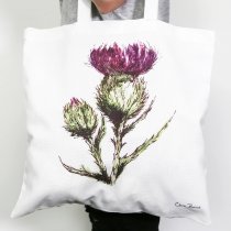 Tote Bag Thistle Flower of Scotland