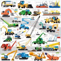 Book & Jigsaw Diggers & Cranes (Nov)