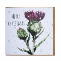 Christmas Thistle Greetings Card (BA) Christmas Thistle Greetings Card (BA)