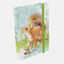 A6 Notebook Wildlife Red Squirrel (Feb)