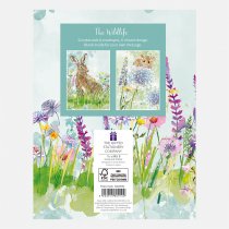 Notecard Wallet Wildlife Hare (Feb)