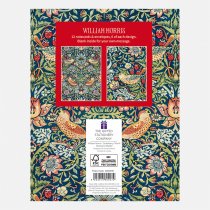 Notecard Wallet Morris Strawberry Thief (Feb)