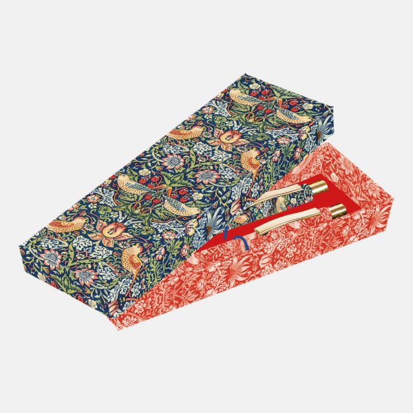 Gift Pen Set Morris Strawberry Thief (Feb)