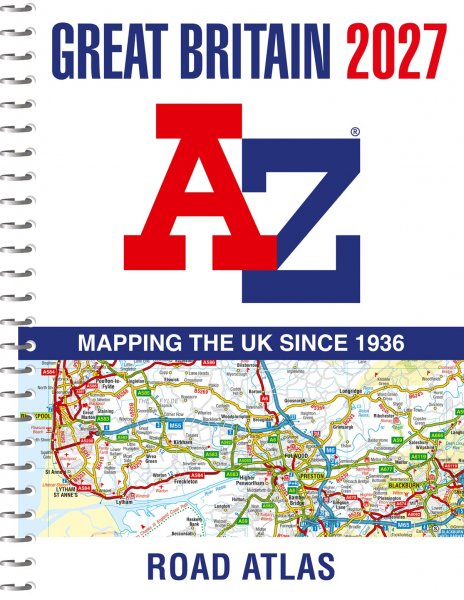 Great Britain Road Atlas 2027 A4 Spiral