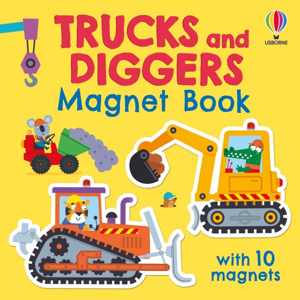Trucks & Diggers Magnet Book (Jul)