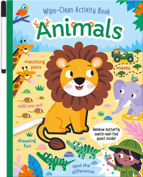 Wipe-Clean Activity Fun: Animals (Mar)