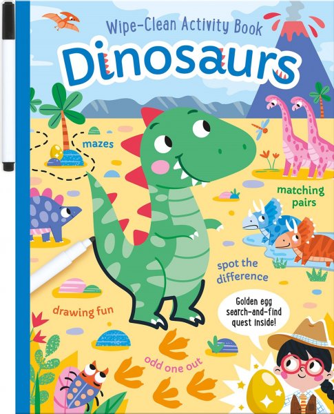 Wipe-Clean Activity Fun: Dinosaurs (Mar)