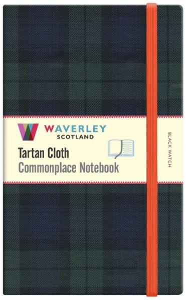 Tartan Cloth Notebook Large: Black Watch (Fe)
