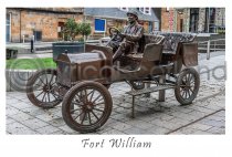 Fort William Bronze Ford Model T Postcard (H A6 LY)