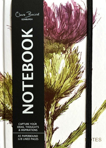 Notebook Thistle Flower of Scotland (Mar)